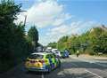 Two-car crash blocks A2