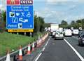 Accident on the M25 causes long queues