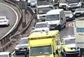 Lorry driver dies after motorway crash