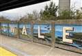 Huge mural brightens up one of UK's least used railway stations