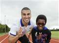 Sprinter Gemili goes back to school