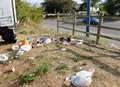 Lorry park left filthy months after clean-up 