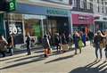 Shoppers flock to 'crowded' town centre