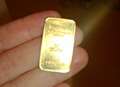 Gold! One bar found tonight in beach dig