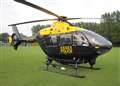 Police helicopter in missing man search