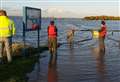 Flooding hits shopping centre and park