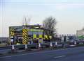 Seven car pile-up near busy roundabout causes tailbacks