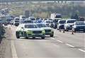 Seven-vehicle crash on A2