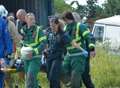 Man rescued after clifftop fall 