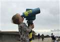 Hundreds gather to watch D-Day fly past