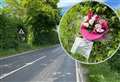 Flowers left for man killed in crash