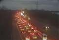 M25 closed after multi-vehicle crash