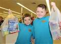 Scouts pack bags for Japan 