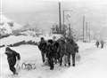 Winds whip up snow drifts 30 years ago