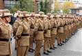 Troops join Remembrance Sunday parade