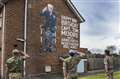 Soldiers in Northern Ireland salute Captain Tom on 100th birthday