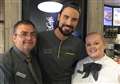 Rylan Clark-Neal lovin' it at McDonald's