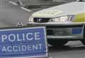 Police at scene of two car crash