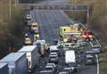 Long delays on M2 following crash