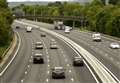 Woman taken to hospital after car overturns on motorway