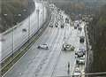 Accident involving two cars on M20