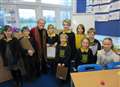 Pupils at Sandwich Junior School grill MP Laura Sandys