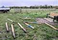 ‘Vile’ vandals destroy dementia memorial and park