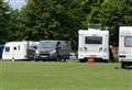 Travellers at country park 