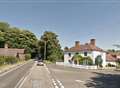 Fallen tree blocks main road