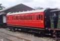 Restored railway carriage back on tracks