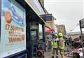 Crews tackle second floor blaze