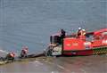 Emergency services on River Thames for training exercise