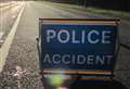 Four-vehicle crash blocks road for hours