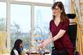 World’s tallest and shortest women meet for afternoon tea in London