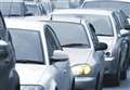 Van and car crash on motorway