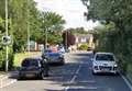 Three-car crash on busy school-run route