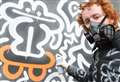 Mr Doodle turns skate park into canvas