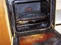 Warning after mother suffers burns as oven ignites