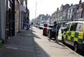 Shop taped off by police