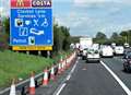 M25 blocked by accident