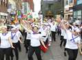 Dancing in the streets at summer festival