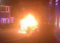 Car destroyed in 'arson attack'