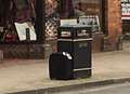 Suspicious suitcase left in town centre