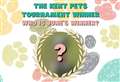 June's Kent Pets Tournament winner is jumping with joy