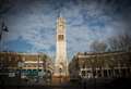 Clock tower will turn pink and blue