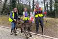 34 trollies and coffee machine pulled from River Medway