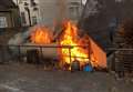 Town centre fires treated as arson