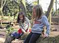 Explore the children’s natural play area at Ightham Mote