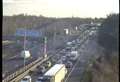 Long queues on A2 after accident