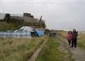 Evicted couple face Christmas in tent